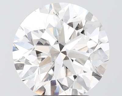 3.52 carat round lab grown diamond G color VS2 clarity