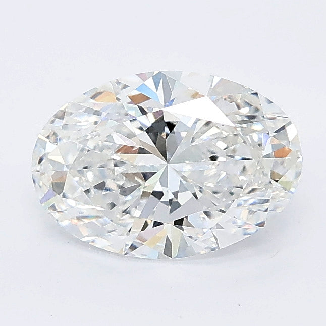 1.26 carat oval lab grown diamond D color VVS2 clarity