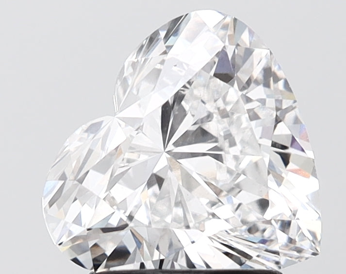 1.90 carat heart lab grown diamond E color VS1 clarity