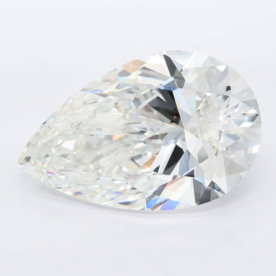 13.05 carat pear lab grown diamond G color VVS2 clarity