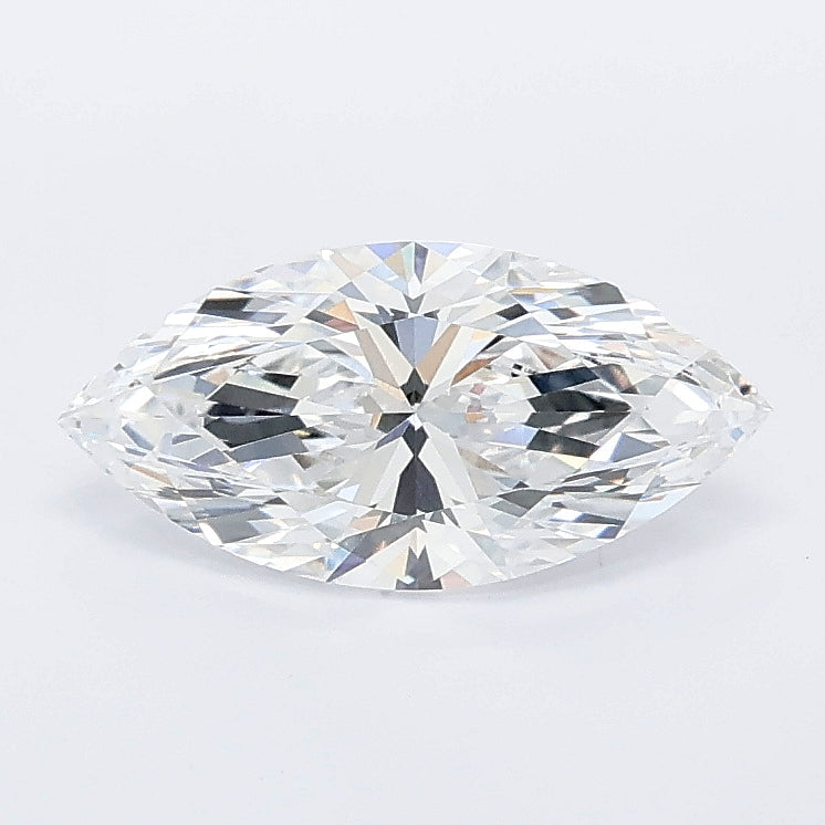 1.00 carat marquise lab grown diamond D color VVS2 clarity