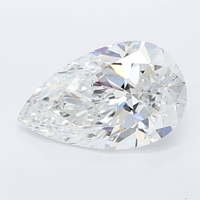 1.06 carat pear lab grown diamond D color VS2 clarity