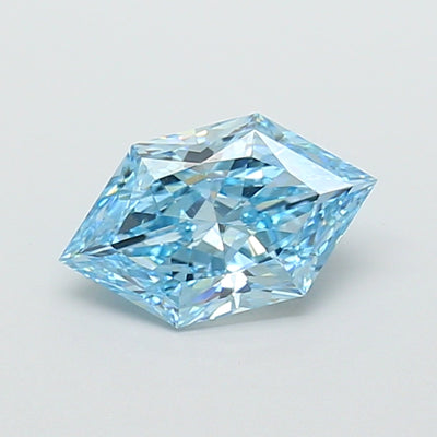 1.91 carat fancy vivid blue dutch marquise lab grown diamond VS1 clarity