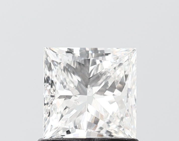 1.00 carat princess lab grown diamond F color VS2 clarity