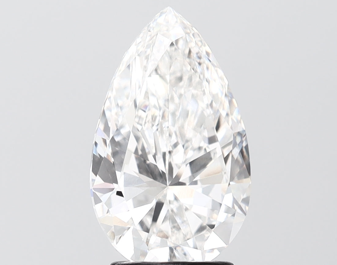 3.00 carat pear lab grown diamond F color VVS2 clarity