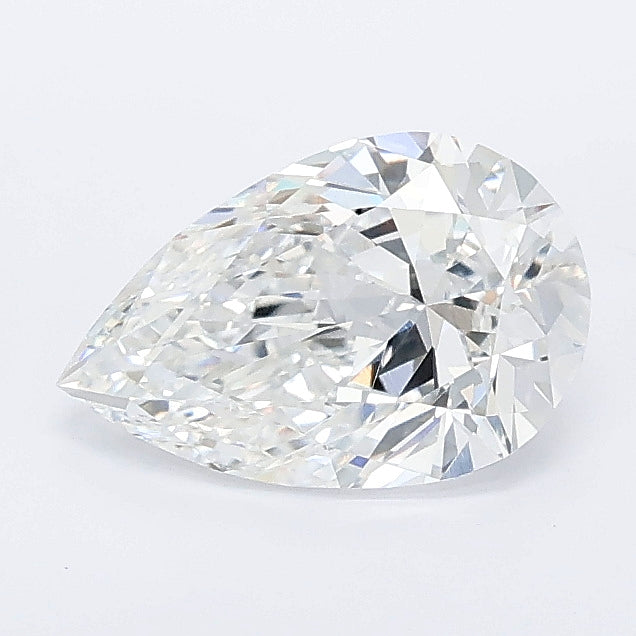 1.02 carat pear lab grown diamond E color VVS2 clarity