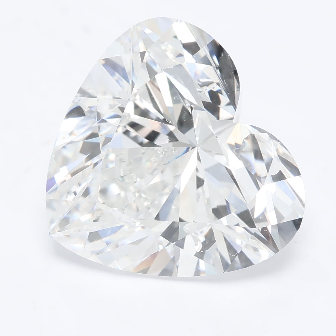 7.55 carat heart lab grown diamond F color VVS1 clarity