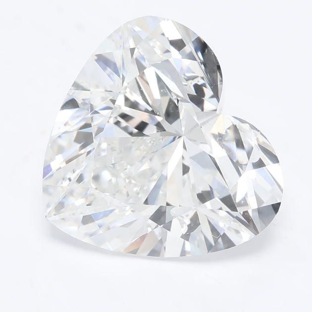 7.55 carat heart lab grown diamond F color VVS1 clarity