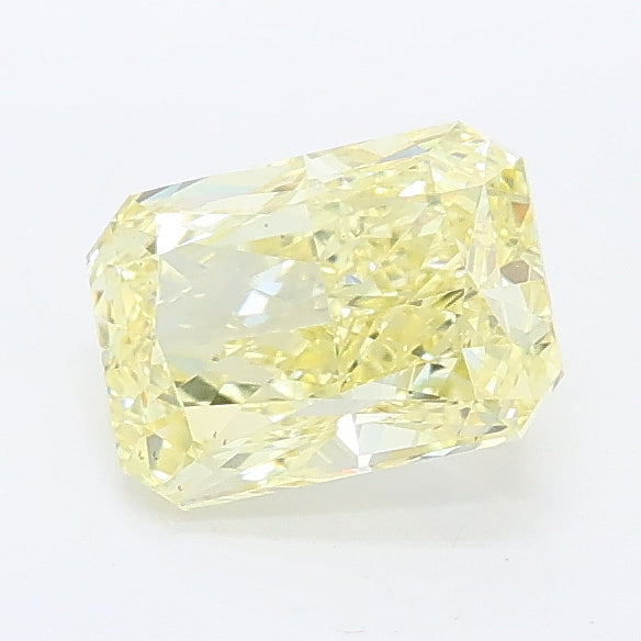 1.10 carat fancy intense yellow radiant lab grown diamond VS1 clarity