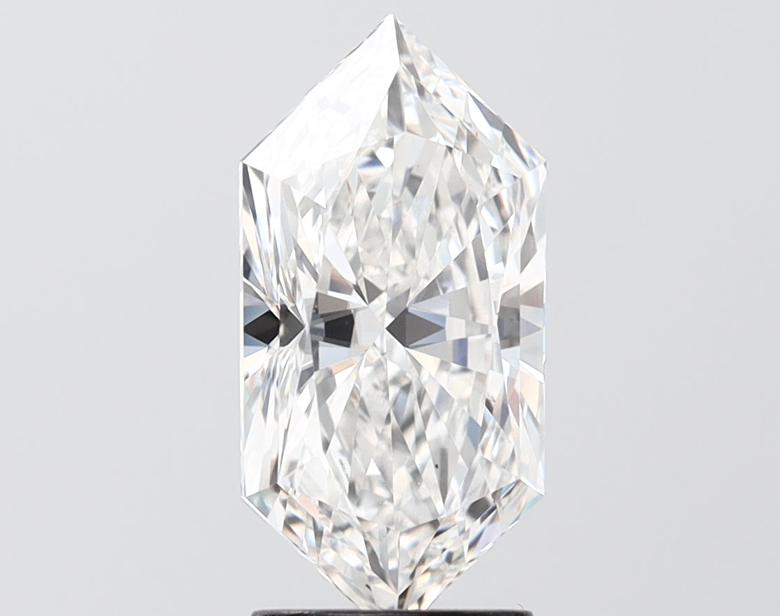 2.61 carat dutch marquise lab grown diamond F color VVS2 clarity
