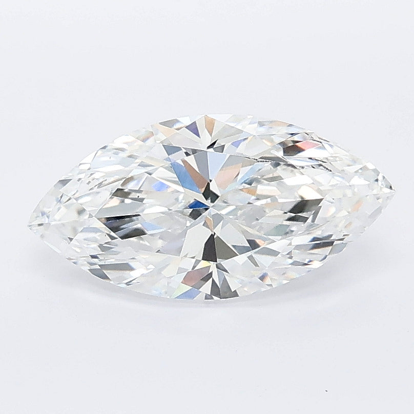 1.52 carat marquise lab grown diamond E color VS1 clarity