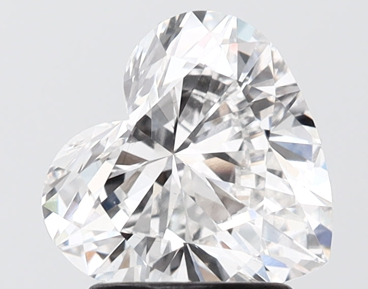 2.03 carat heart lab grown diamond E color VS1 clarity