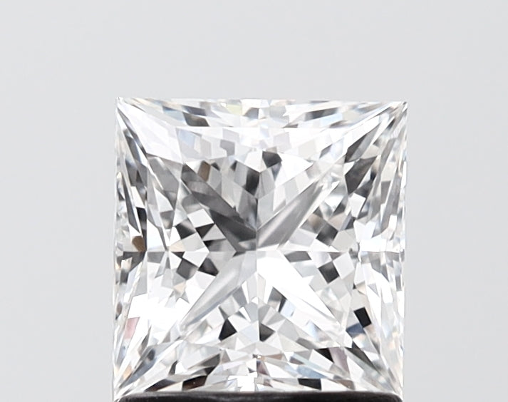 1.51 carat princess lab grown diamond E color VS1 clarity