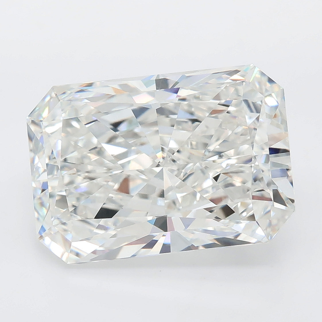 8.52 carat radiant lab grown diamond E color VVS2 clarity