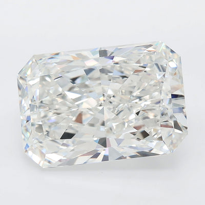 8.52 carat radiant lab grown diamond E color VVS2 clarity