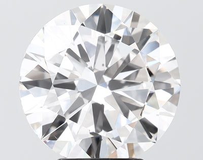 4.71 carat round lab grown diamond E color VS1 clarity
