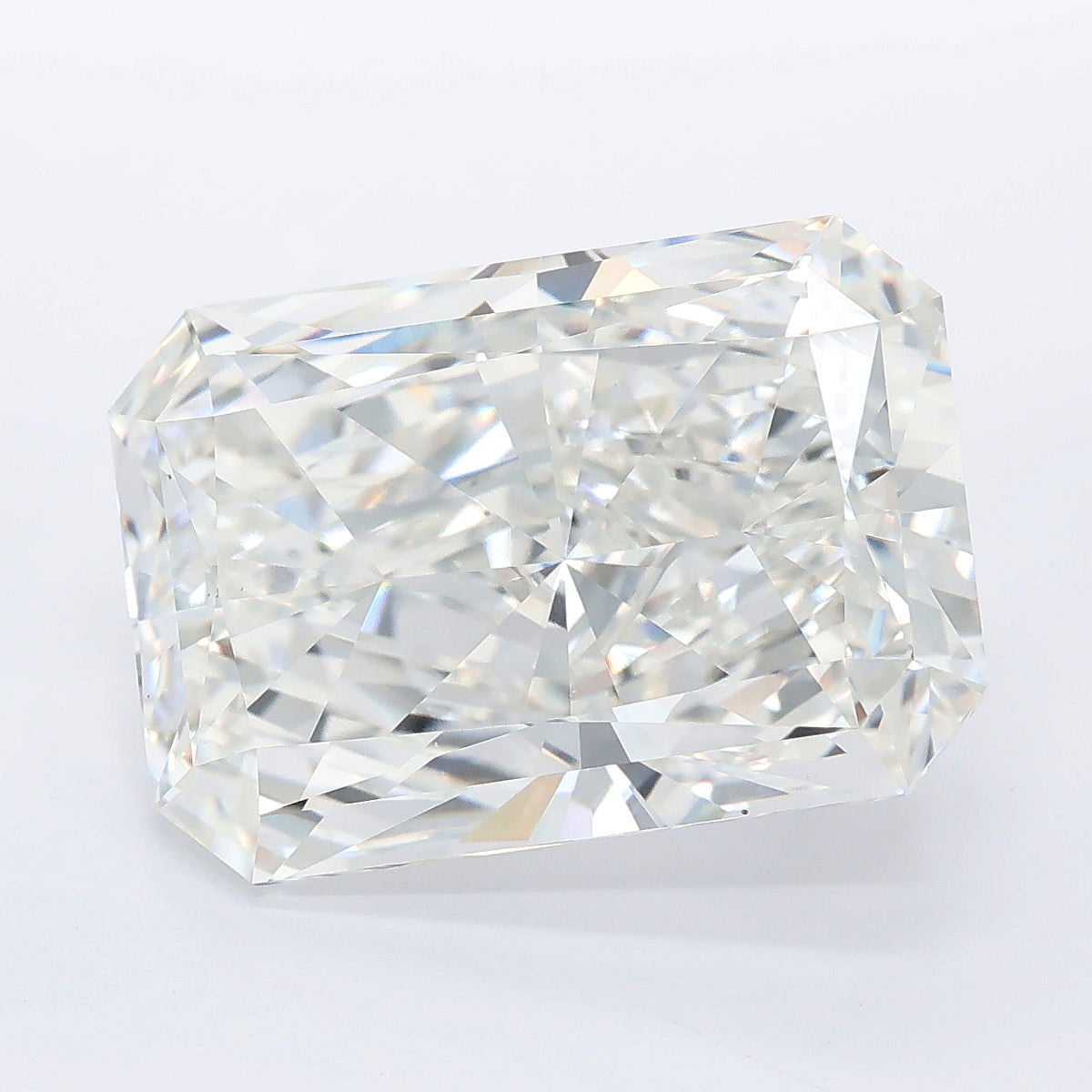 10.06 carat radiant lab grown diamond F color VVS2 clarity