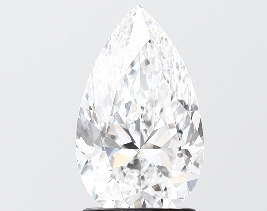 1.94 carat pear lab grown diamond E color VS1 clarity