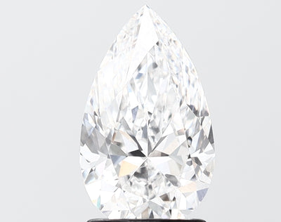 1.94 carat pear lab grown diamond E color VS1 clarity
