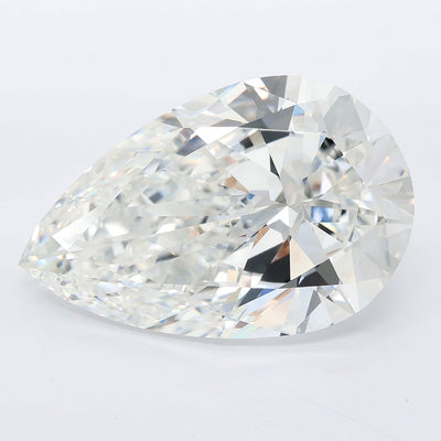 13.01 carat pear lab grown diamond F color VVS2 clarity