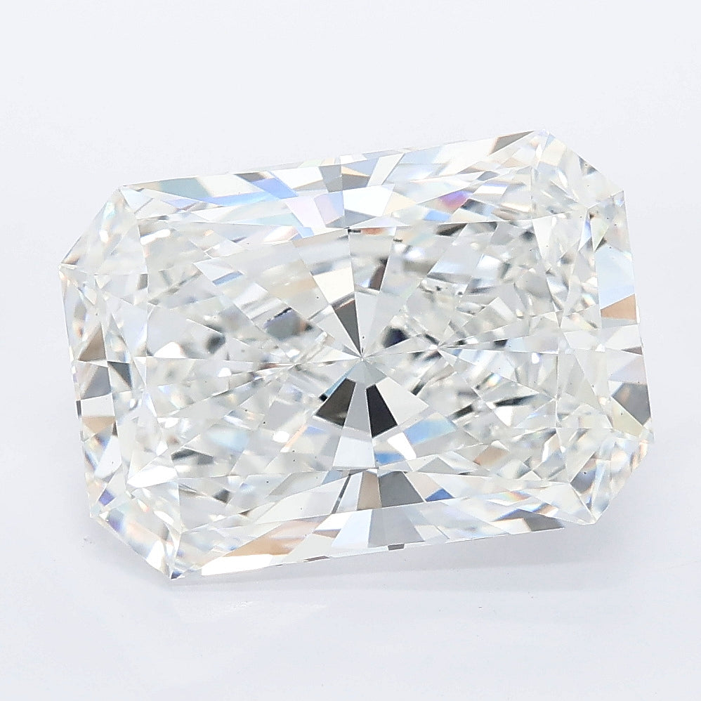 6.07 carat radiant lab grown diamond E color VS1 clarity