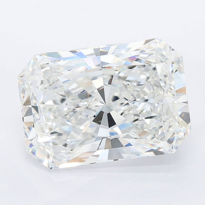 6.07 carat radiant lab grown diamond E color VS1 clarity