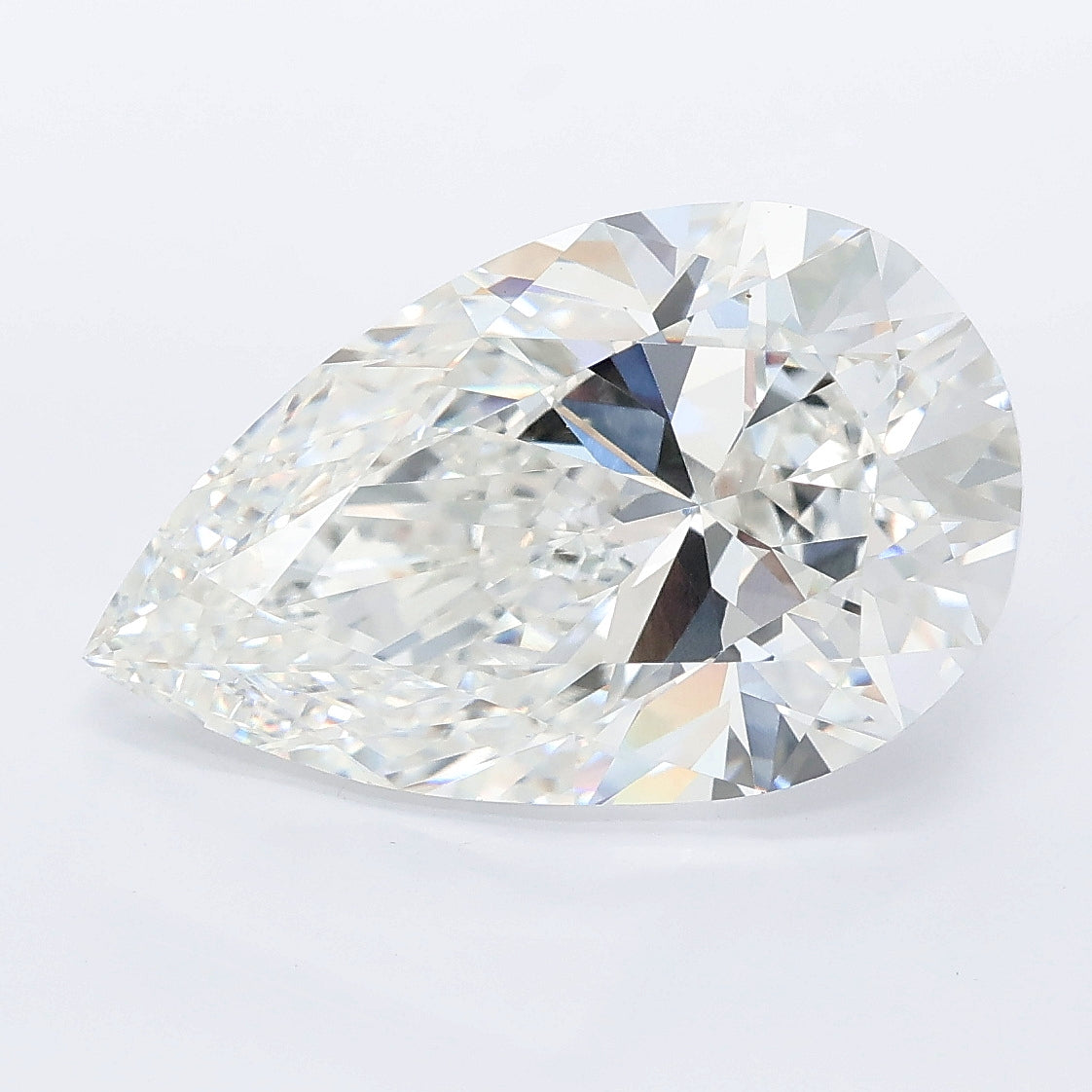 6.00 carat pear lab grown diamond E color VVS2 clarity