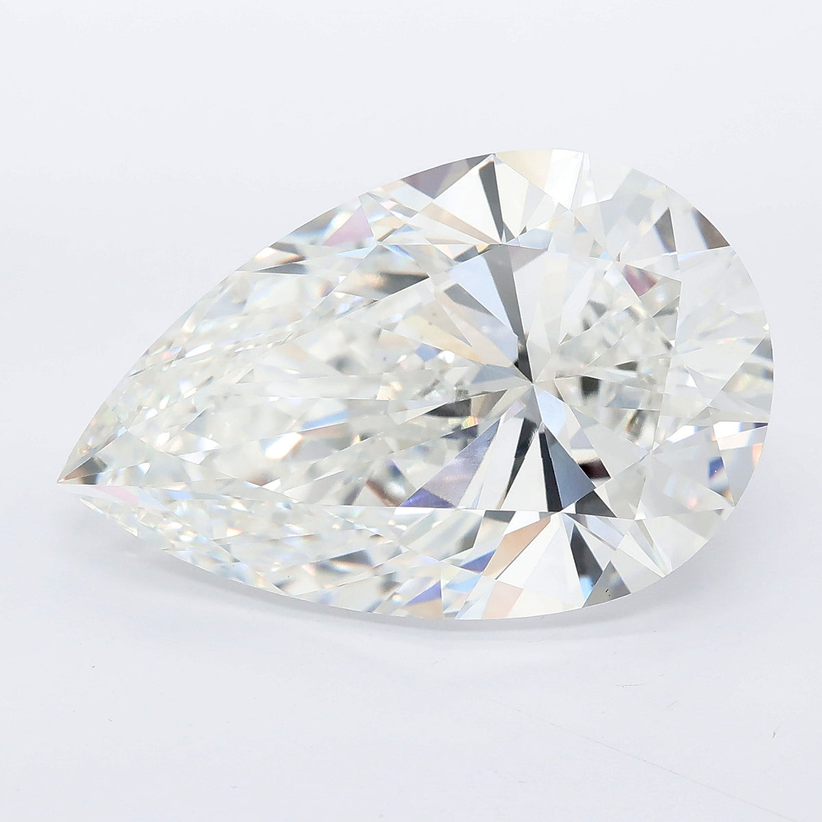 12.11 carat pear lab grown diamond F color VVS2 clarity
