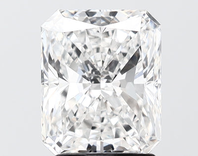 2.54 carat radiant lab grown diamond E color VS1 clarity