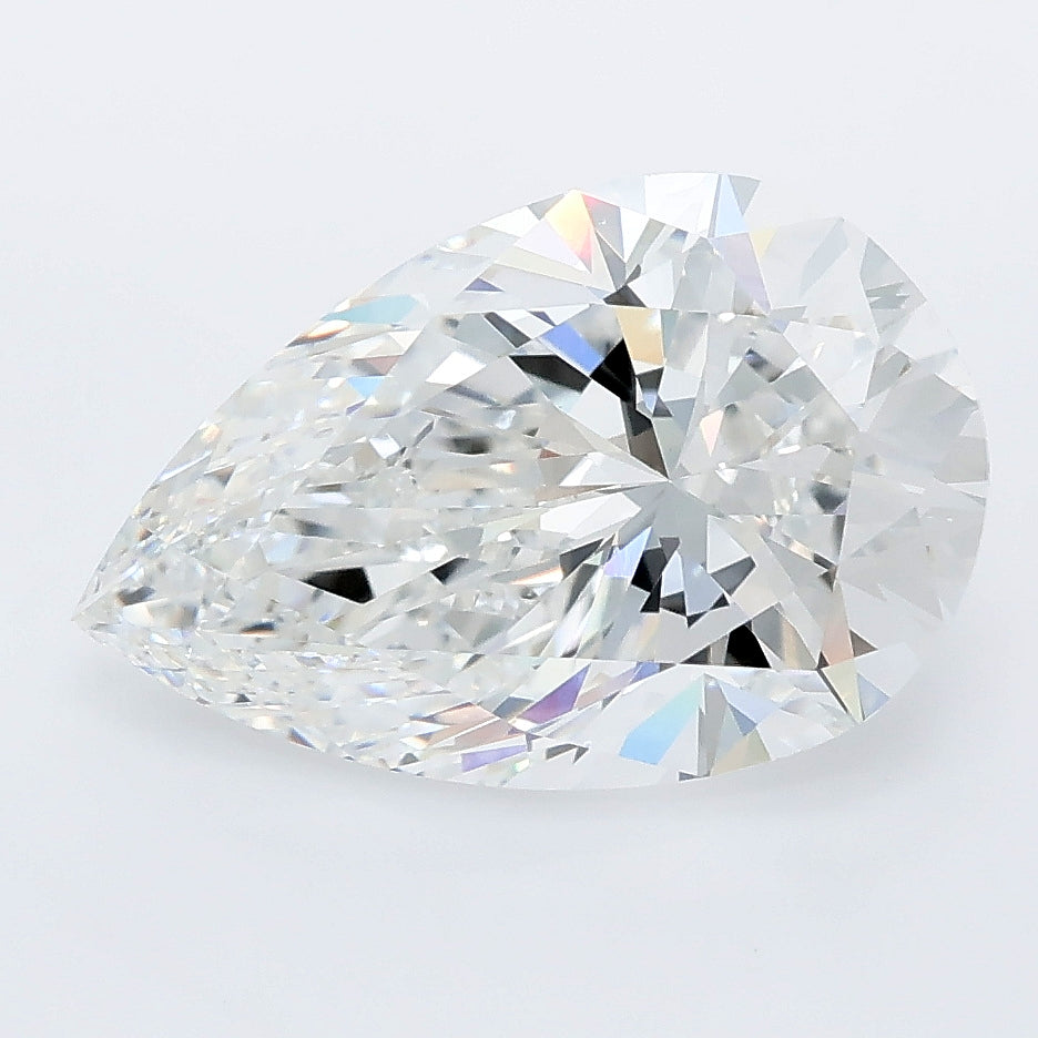 4.00 carat pear lab grown diamond E color VVS2 clarity