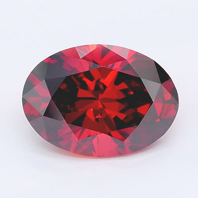 1.99 carat fancy deep orange oval lab grown diamond VS1 clarity