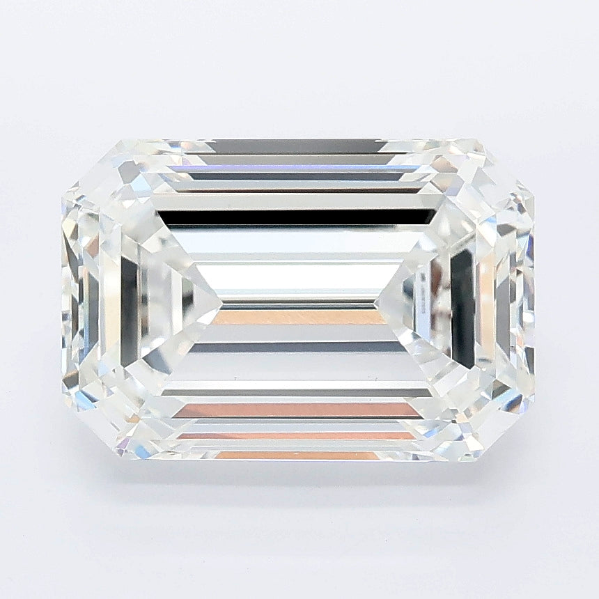 4.00 carat emerald lab grown diamond F color VS1 clarity