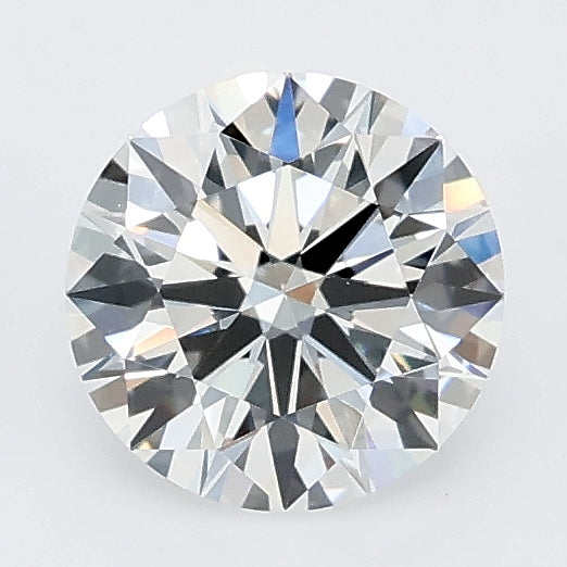 1.05 carat round lab grown diamond D color VVS2 clarity