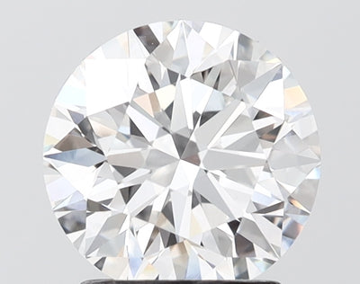 2.04 carat round lab grown diamond E color VVS2 clarity