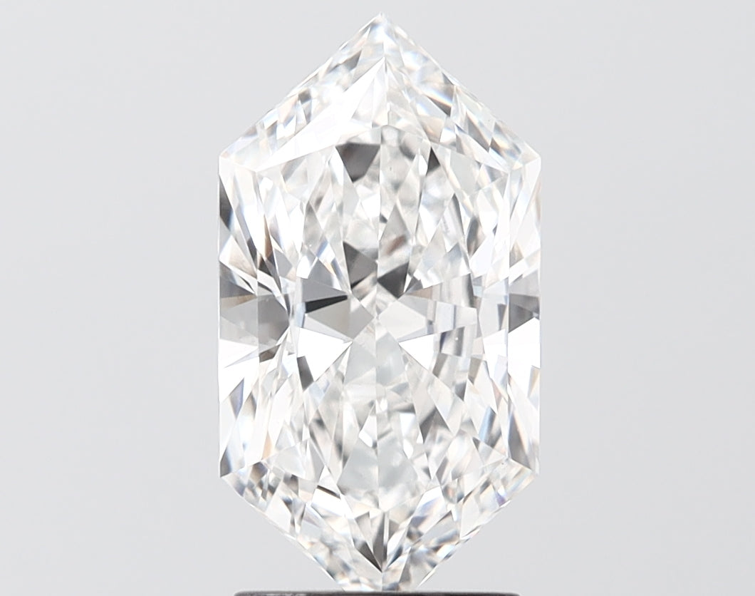 2.54 carat dutch marquise lab grown diamond F color VS1 clarity