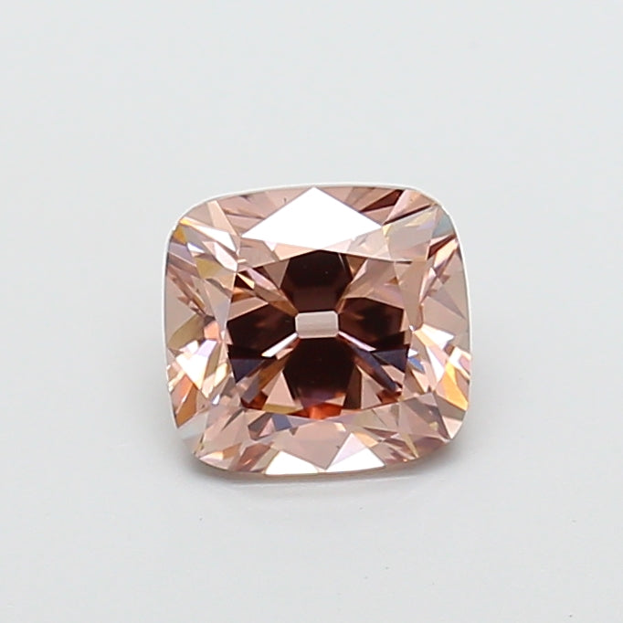 2.01 carat fancy brown old mine cushion lab grown diamond VS1 clarity