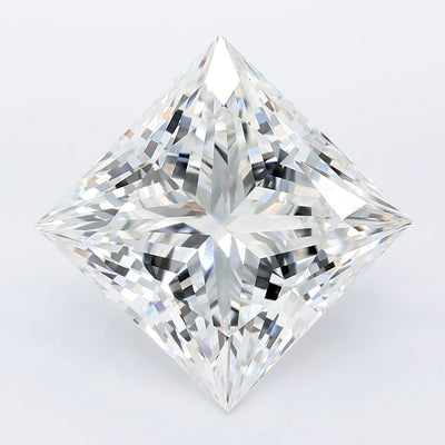 9.09 carat princess lab grown diamond E color VVS2 clarity