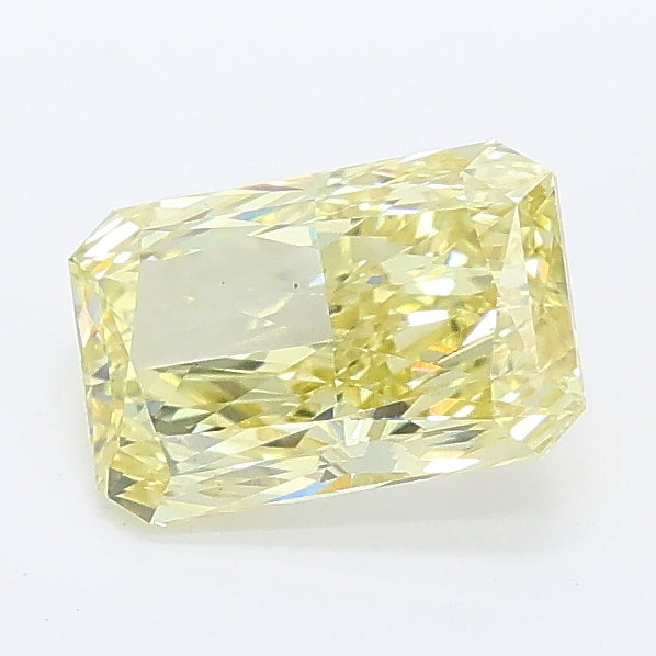 1.09 carat fancy intense yellow radiant lab grown diamond VS1 clarity