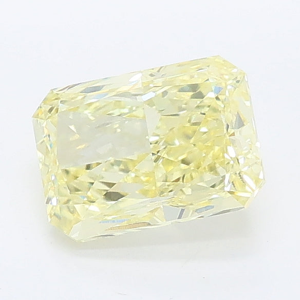 1.26 carat fancy intense yellow radiant lab grown diamond VVS2 clarity
