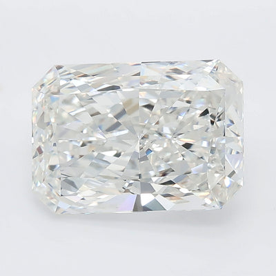 3.53 carat radiant lab grown diamond F color VVS2 clarity