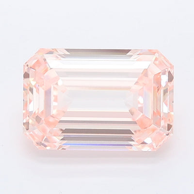 2.01 carat fancy intense pink emerald lab grown diamond VVS2 clarity