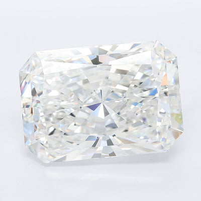 8.58 carat radiant lab grown diamond E color VS1 clarity