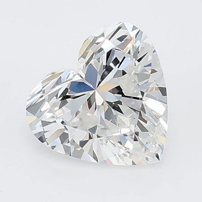 1.03 carat heart lab grown diamond D color VVS2 clarity