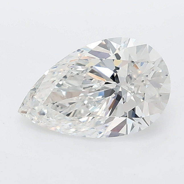 1.04 carat pear lab grown diamond E color VVS2 clarity