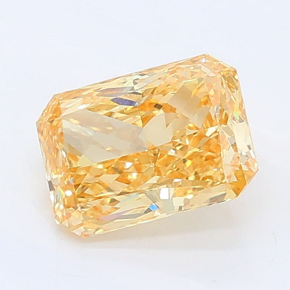 1.06 carat fancy intense yellow radiant lab grown diamond VVS2 clarity