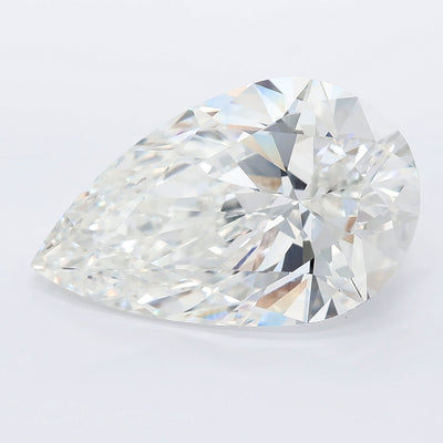 7.05 carat pear lab grown diamond F color VVS2 clarity