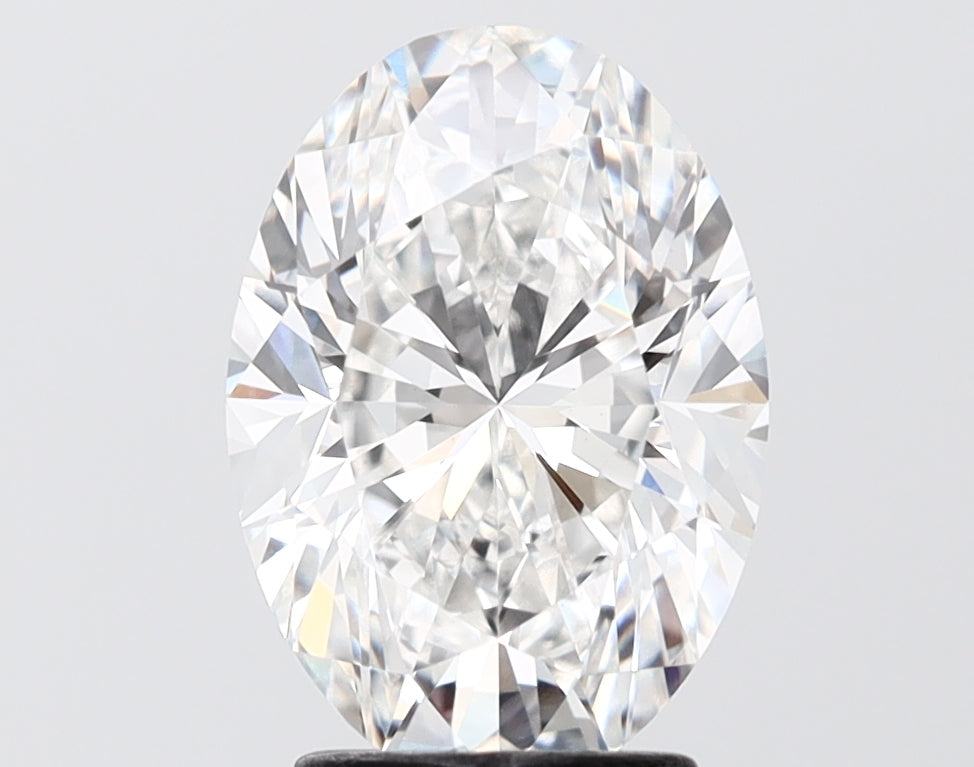 3.04 carat oval lab grown diamond E color VS1 clarity