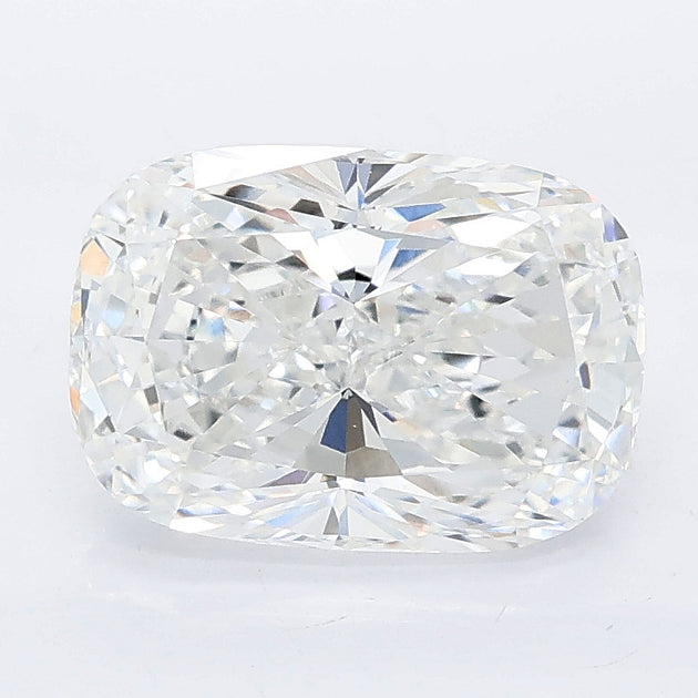 2.77 carat cushion lab grown diamond E color VVS2 clarity