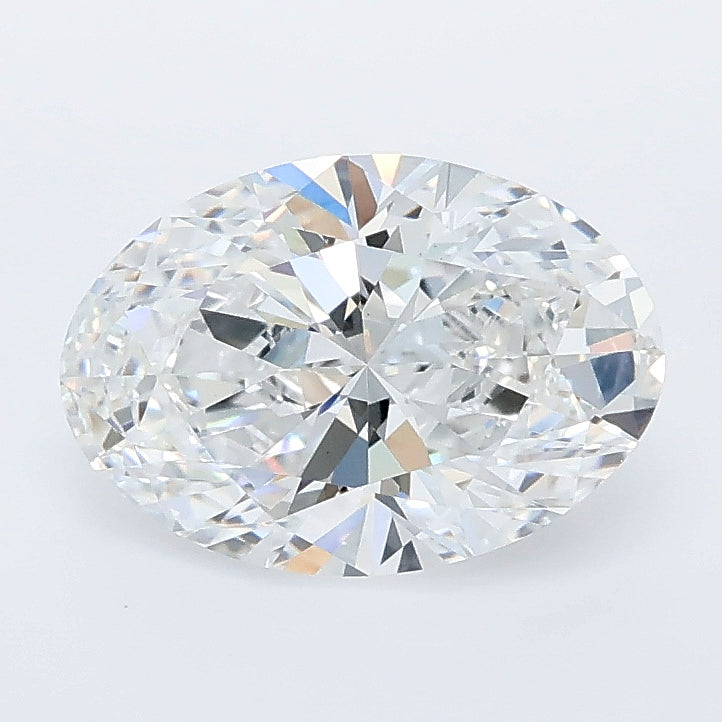 1.77 carat oval lab grown diamond D color VVS2 clarity