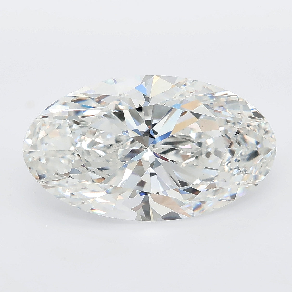 5.25 carat moval lab grown diamond F color VS1 clarity